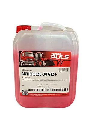 Антифриз готов 10л красный -30 g12 9кг канистра тм turbo puls