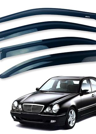Ветровики для mercedes e-class w-210 1995-2002 sedan (defl) q2