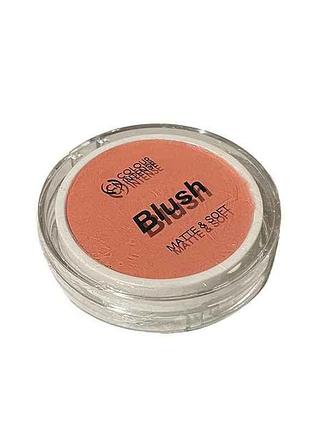 Румяна 12г для лица blush 03 персиковый тм сolour intense