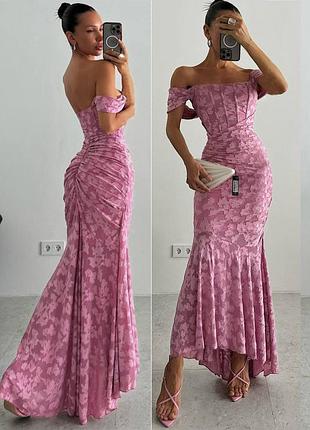 Распродажа платье prettylittlething миди/макси корсетное