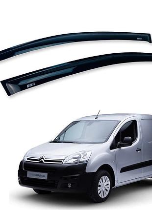Ветровики для peugeot partner / citroen berlingo 2008-2018 (defl) q2