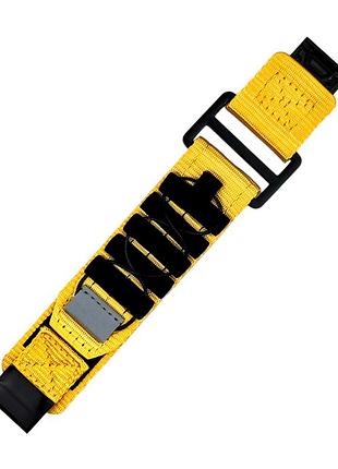 Ремінець для годинника nylon pro for garmin yellow 22 мм