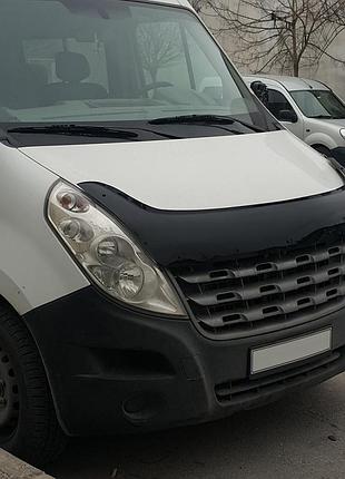 Дефлектор капота (мухобійка) для renault master 2010-2014 (tan24)