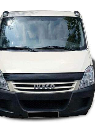 Дефлектор капота (мухобойка) для iveco daily 2006-2014 (tan24)