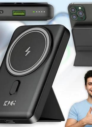 Повербанк 10000mah з бездротовою зарядкою magsafe wpg-101 22.5w