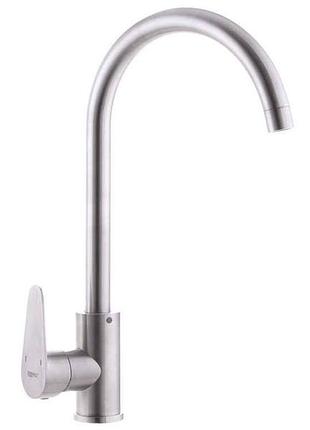 Смеситель для кухни на мойку с нерж. стали sus304 (fox-011 ) тм zerix