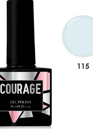 Гель-лак 10мл для ногтей no115 голубая лагуна тм courage
