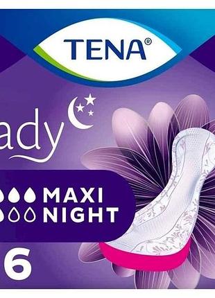 Прокл урологические жен. lady maxi night 6шт 6крап тм tena
