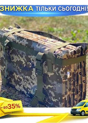 Каремат гармошка с 2 стропами для военных 6 секций 20 мм изолон для полевых условий ku-22
