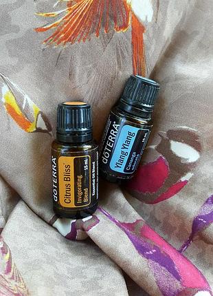 Набор citrus + ylang ylang 👑 вдохновение и творчество 👑 doterra, 2 бульбашки, 1+1 мл