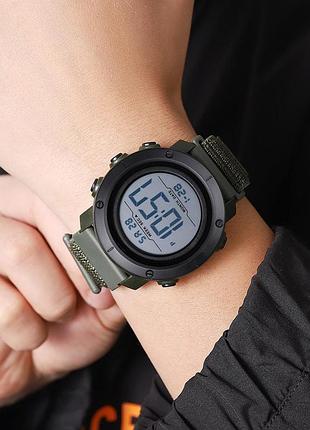 Skmei 2497nagwt army green-wnite 2