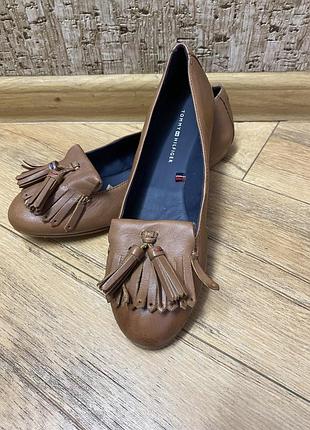 Tommy hilfiger шкіряні балетки