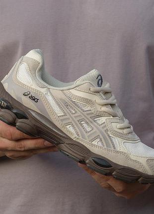 Asics gel nyc beige brown