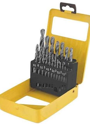 Набор сверл по мет.19 шт.hss (1-10 мм) белые 11-0119 тм master tool