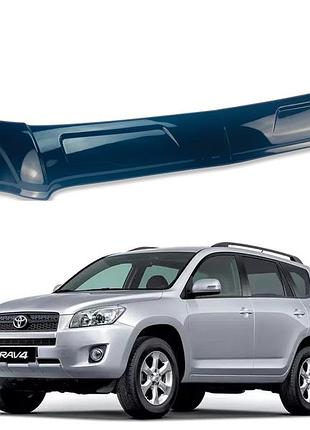 Дефлектор капота (мухобойка) для toyota rav-4 2006-2009 (defl) довга на скотче