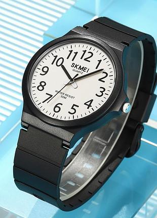 Skmei 2108bkwt-ac black white-ac 3