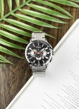 Curren 8363 silver-black 7