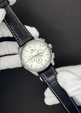 Forsining 6625 silver-white leather 3