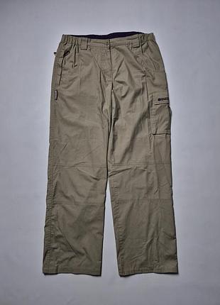 Женские трекинговые брюки карго mountain warehouse бежевые размер u9 12 m l