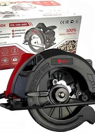 Циркулярна пила 1050вт 185мм p-cs185-68 тм edon