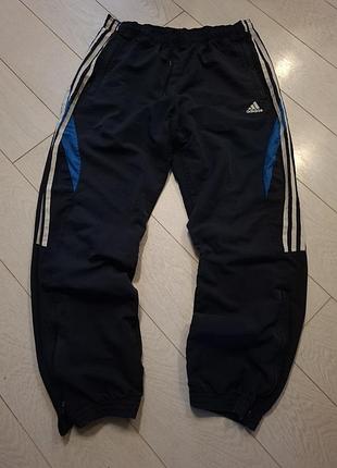 Широкие мужские брюки adidas nylon спортивные базовые брюки адидас м-ка адидас нейлон