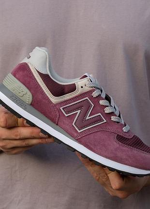 New balance 574 classic burgundy
