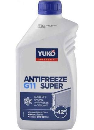 Антифриз antifreeze-40 (super g11) синій 1кг тм yuko