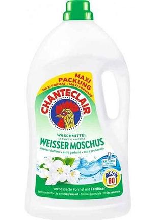 Гель для прання 3,6л muschio bianco білий мускус тм chanteclair