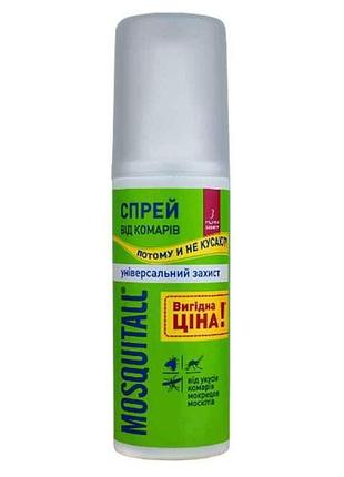 Спрей универсальная защита от комаров 100мл (626) тм mosquitall