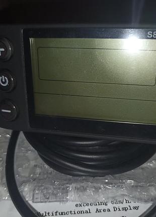 Дисплей для электровелосипеда led - s866 на 5, 6, 7 pin