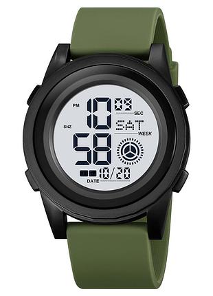 Skmei 2082agwt army green white sale