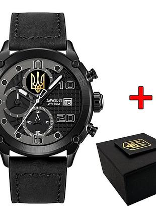 Awarder 016 тризуб золото all black