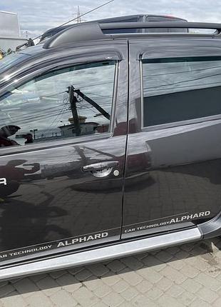 Ветровики для renault duster i 2010-2018 (на скотче) (hic) ren24