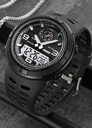 Skmei 1655bkwt black-white 4