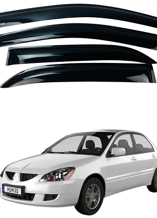 Вітровики для mitsubishi lancer 2005 (defl)