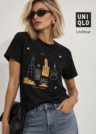 Uniqlo стильна футболка з малюнком