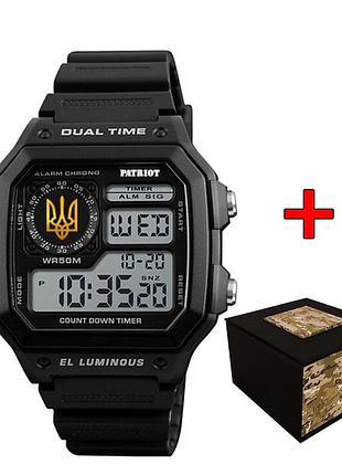Patriot 010bkuagd тризуб золото чорні + коробка.