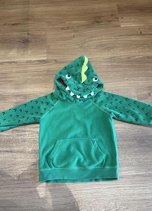 Флісова худі carters 3t з динозавром 3