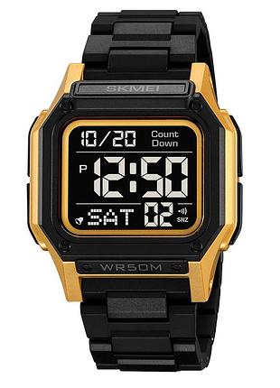 Skmei 2264bkgdbk black-gold-black