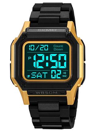 Skmei 2264bkgdbk black-gold-black 2
