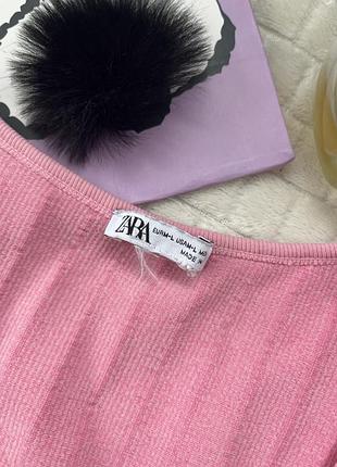 Стильний топ zara в рубчик 2