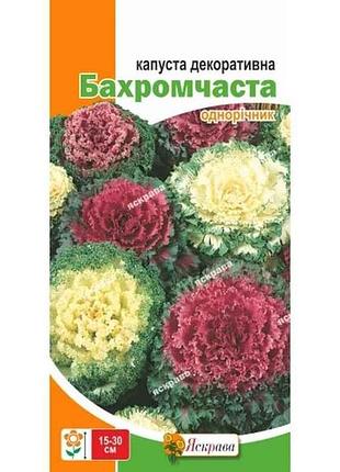 Капуста декоративная декоративная бахромчатая (20 пачек) 0.2г тм яскрава