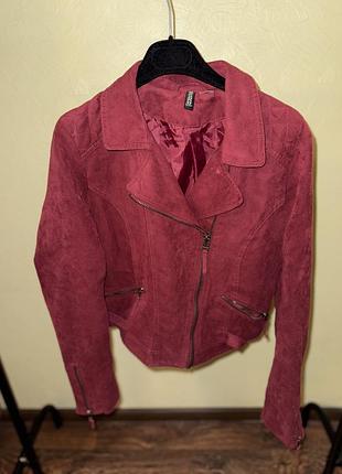 Куртка косуха h&m divided еко-замша | eur 42 |за