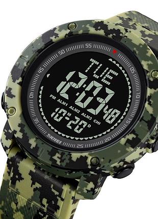 Skmei 2095cmgn camo green compass 3