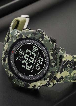 Skmei 2095cmgn camo green compass 7