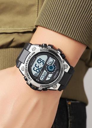 Skmei 2318bksi black-silver 3