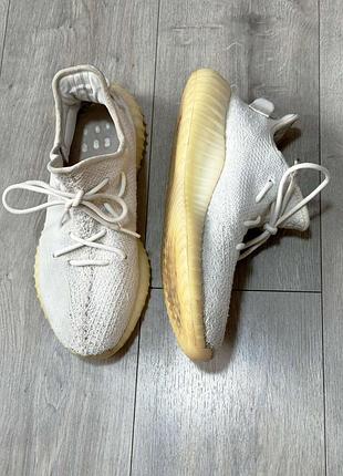 Adidas yeezy boost 350 v2 "triple white" (cream white) 30 см