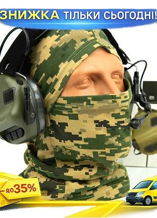 Тактические наушники earmor m32 защита слуха для военных с шумоподавлением 82 дб ku-22