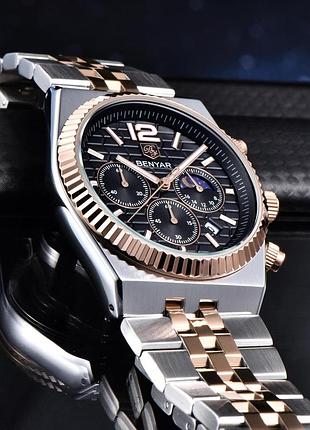 Benyar by-5225 silver-rose gold-black 3