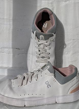 Кросівки жіночі on the roger advantage white/rosehip розмір 40.5 , 26 см
